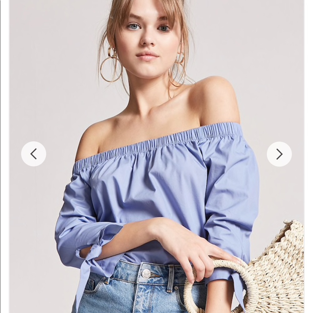 Forever 21 off the shoulder top